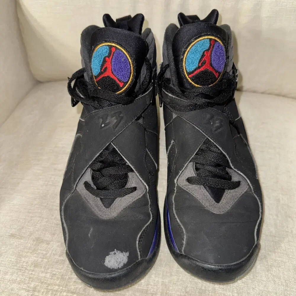 Size 9 - Jordan 8 Retro Aqua 2015 Sneakers Shoes Basketball